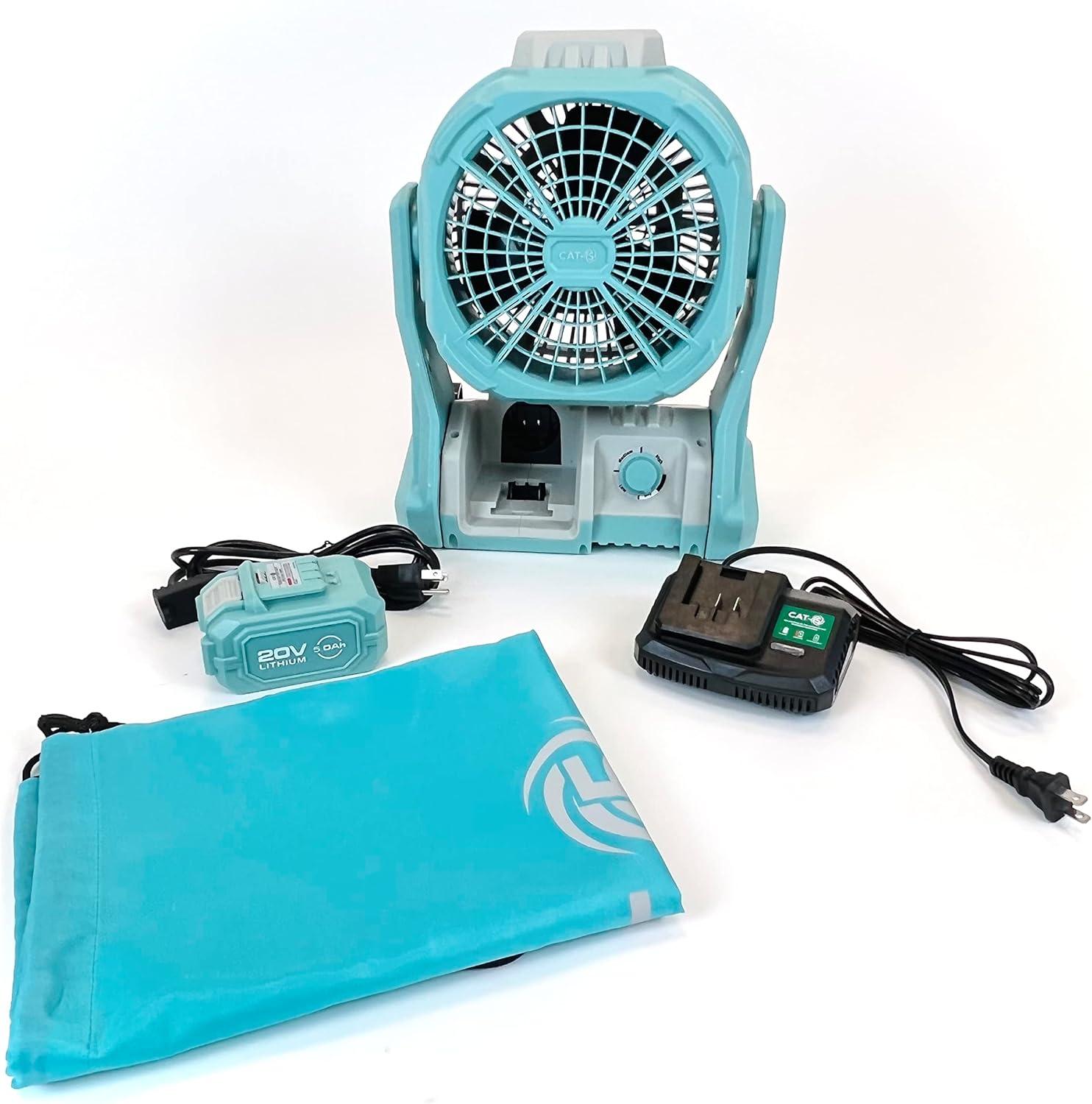 Surprising compared: Smart hooks, 20V tested… Portable fan Aquatic Turquoise