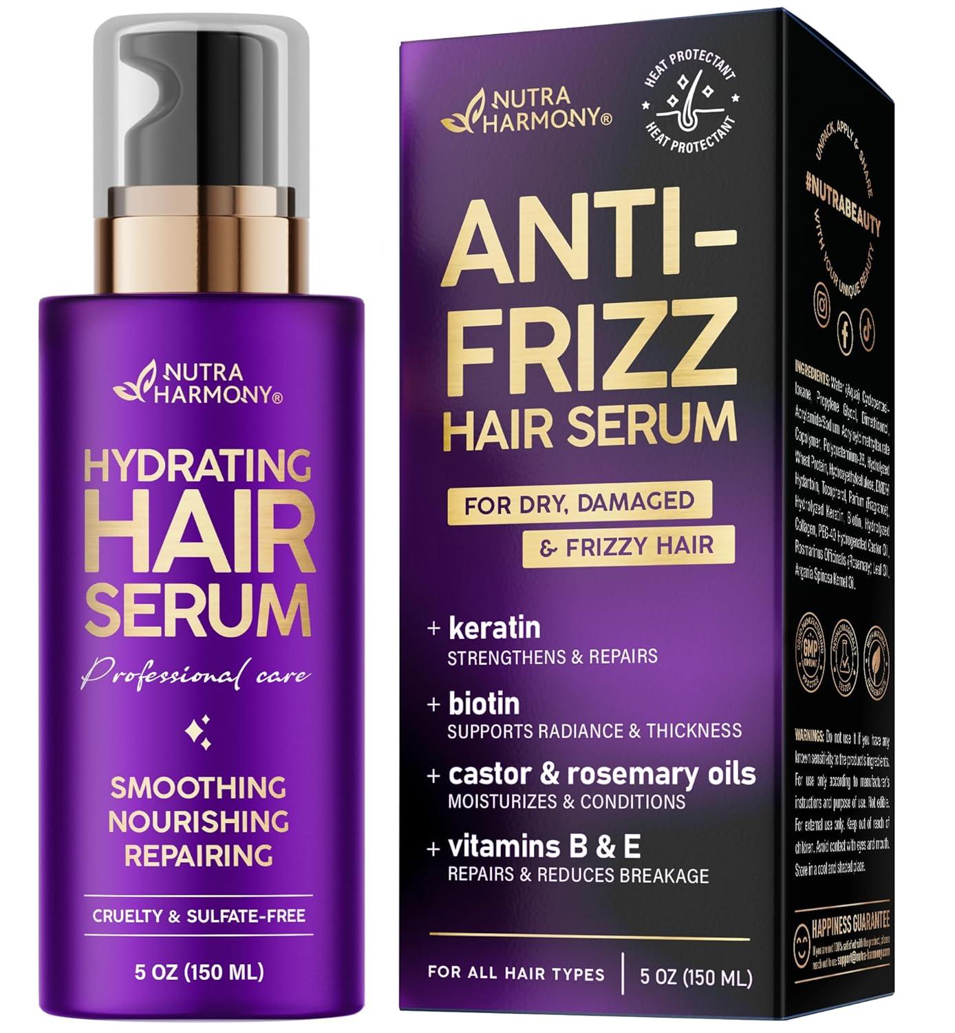 Serum Versus Heat Protectant: Frizz vs Keratin… Bottoms Up!