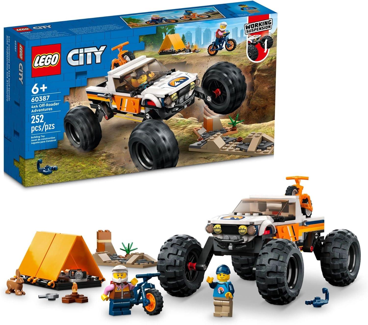 Monster truck suspension tested vs. 4x4 Off-Roading surprise: LEGO City set Pacific tuning