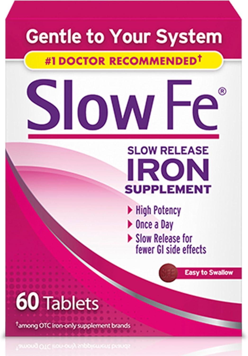 Slow Release Iron vs Tested Deficiency Relief: Iron Supplement Showdown...150mg Edge!