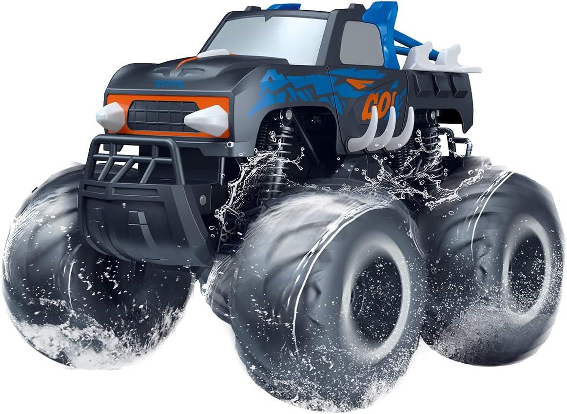 Aquatic tested monster truck versus RC: Epic off-road surprisefun! Ideal gifts for kids