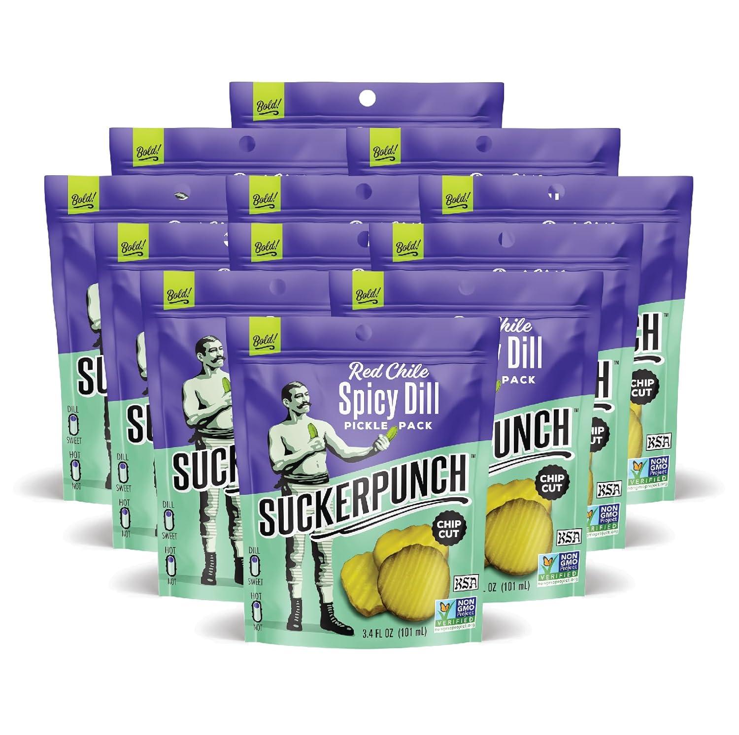 SuckerPunch Pickle Showdown… Hot, Tested, Gluten-Free, Vegan Snack