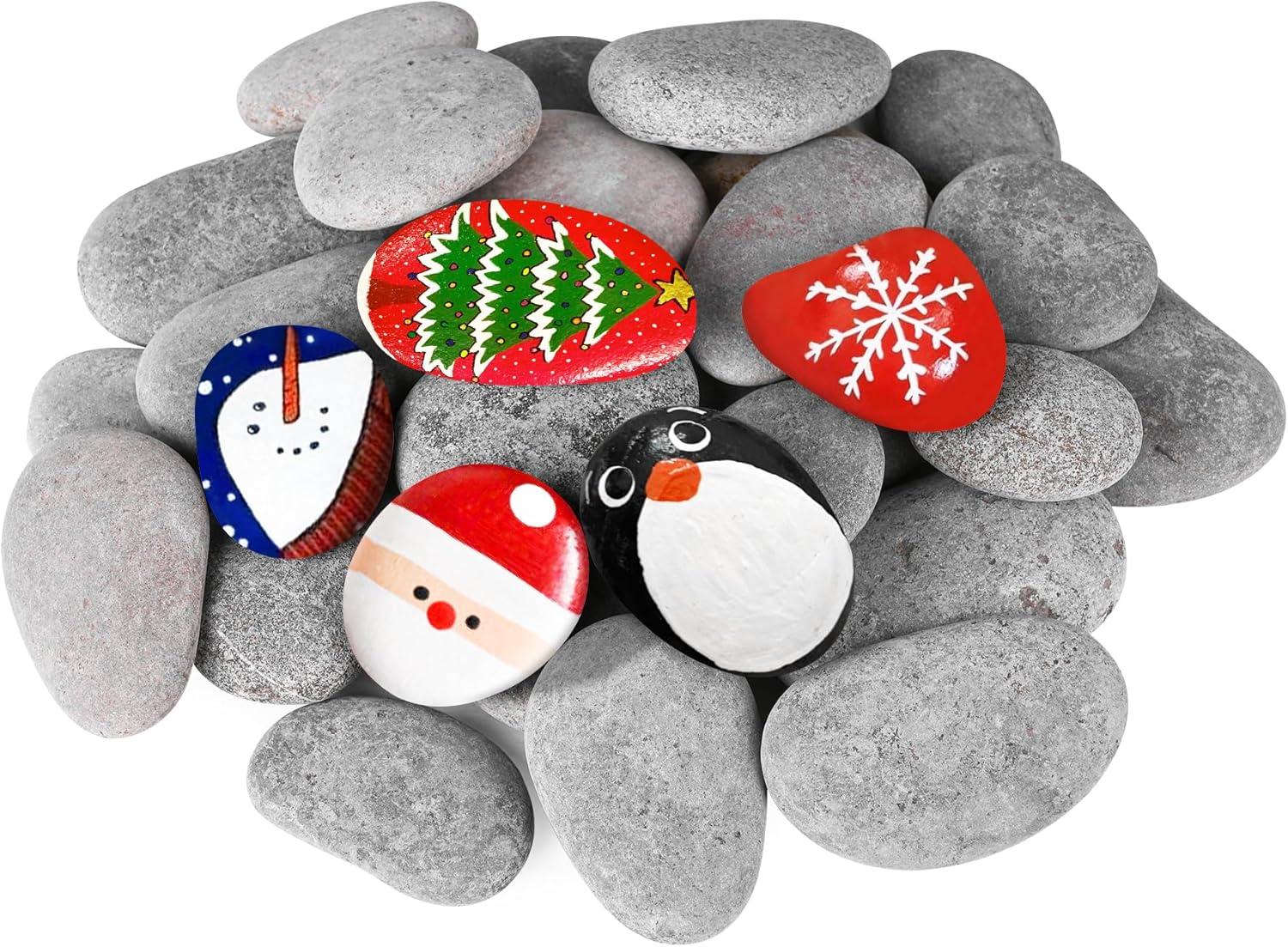Flat Smooth Rocks to Paint... Versus Bulk Craft Stones: Tested for Kids' Art Fun!