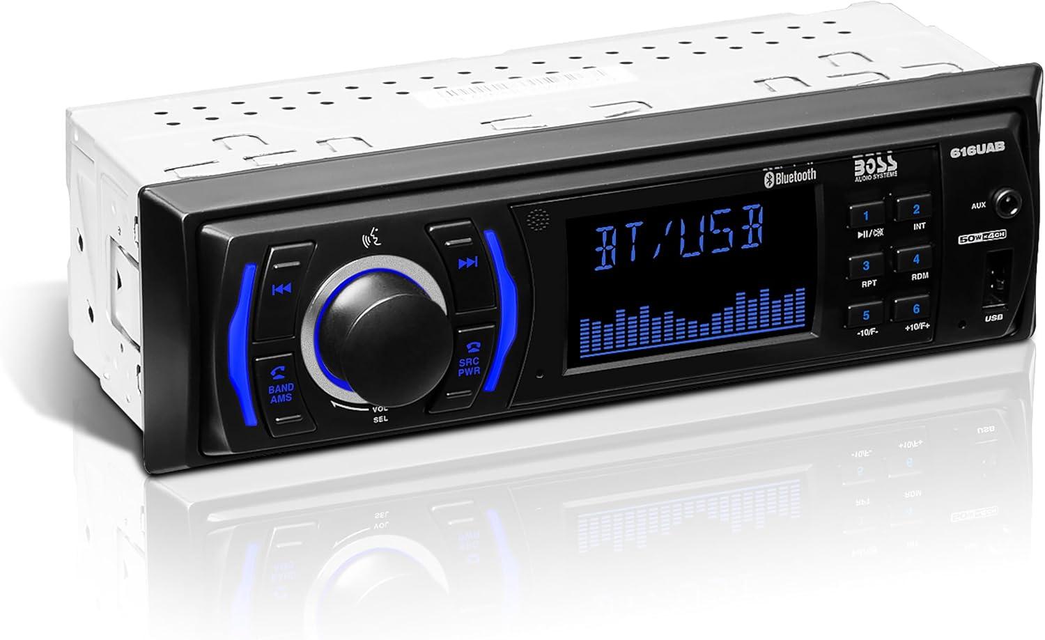 Boss Audio 616UAB vs. Trendy Car Stereos: Bluetooth, Aux, MP3... Tested for Specs
