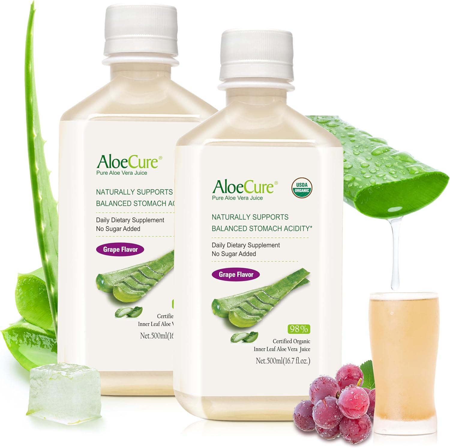 AloeCure Showdown: USDA Organic, Fast Harvest, vs. Grape Joy... Balanced Stomach Digestive Insight