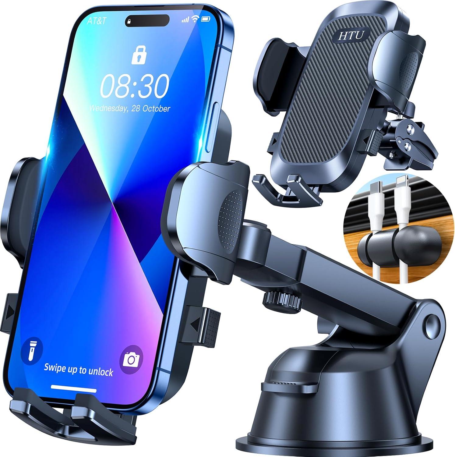 Military-Grade Car Holder: Surprising Grip Tested... iPhone 15 vs Samsung Bold!
