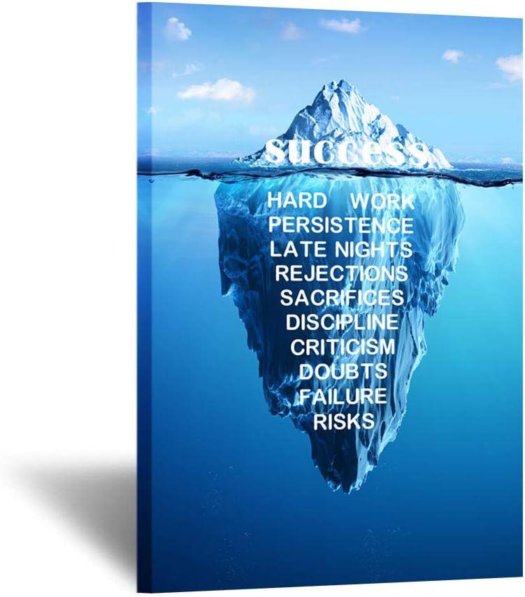 Comparing KREATIVE ARTS Canvas: Surprising Iceberg Insight for Home Office Decor