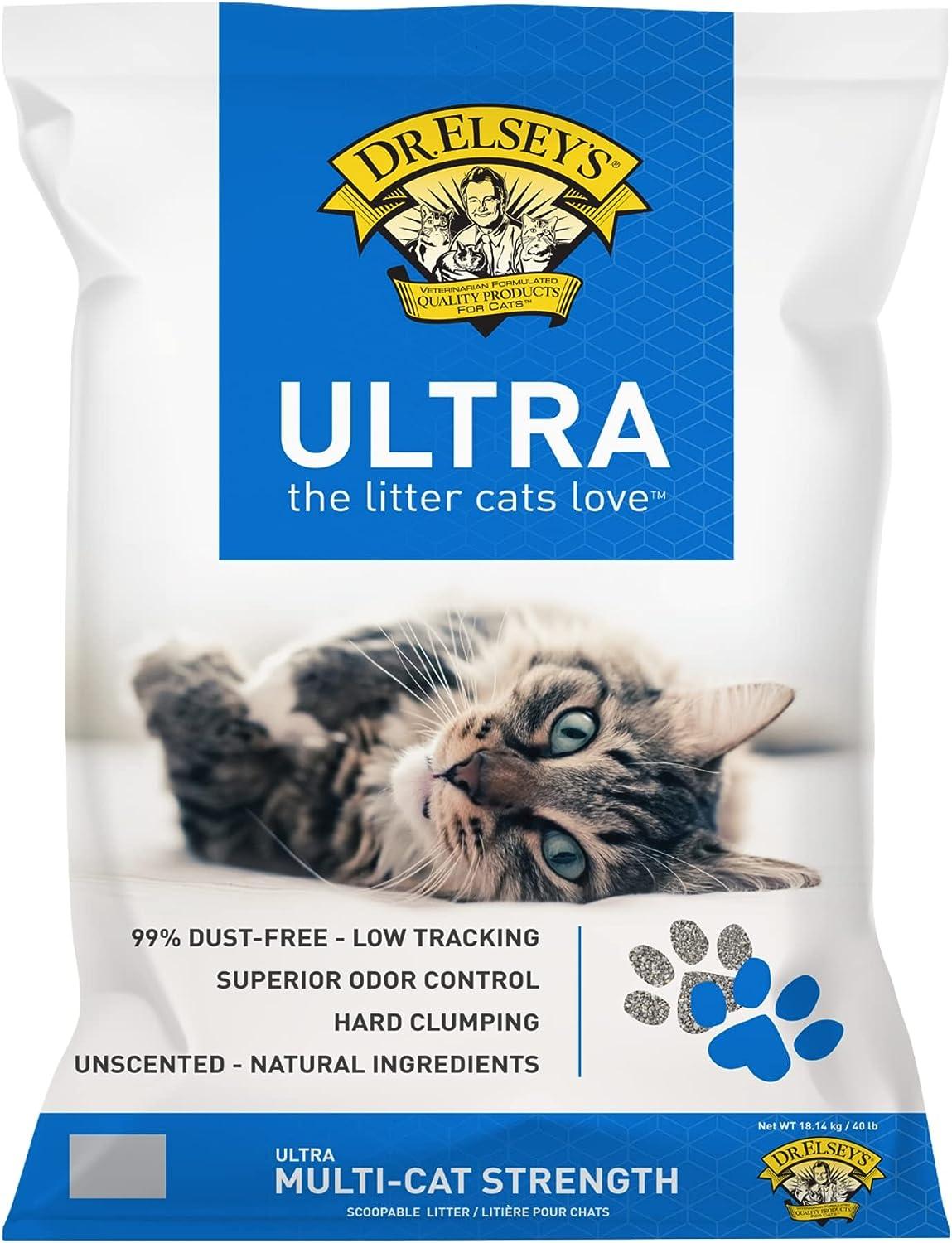 Dr. Elsey's vs. Surprising Clumping Power: Ultra Clay Litter Showdown