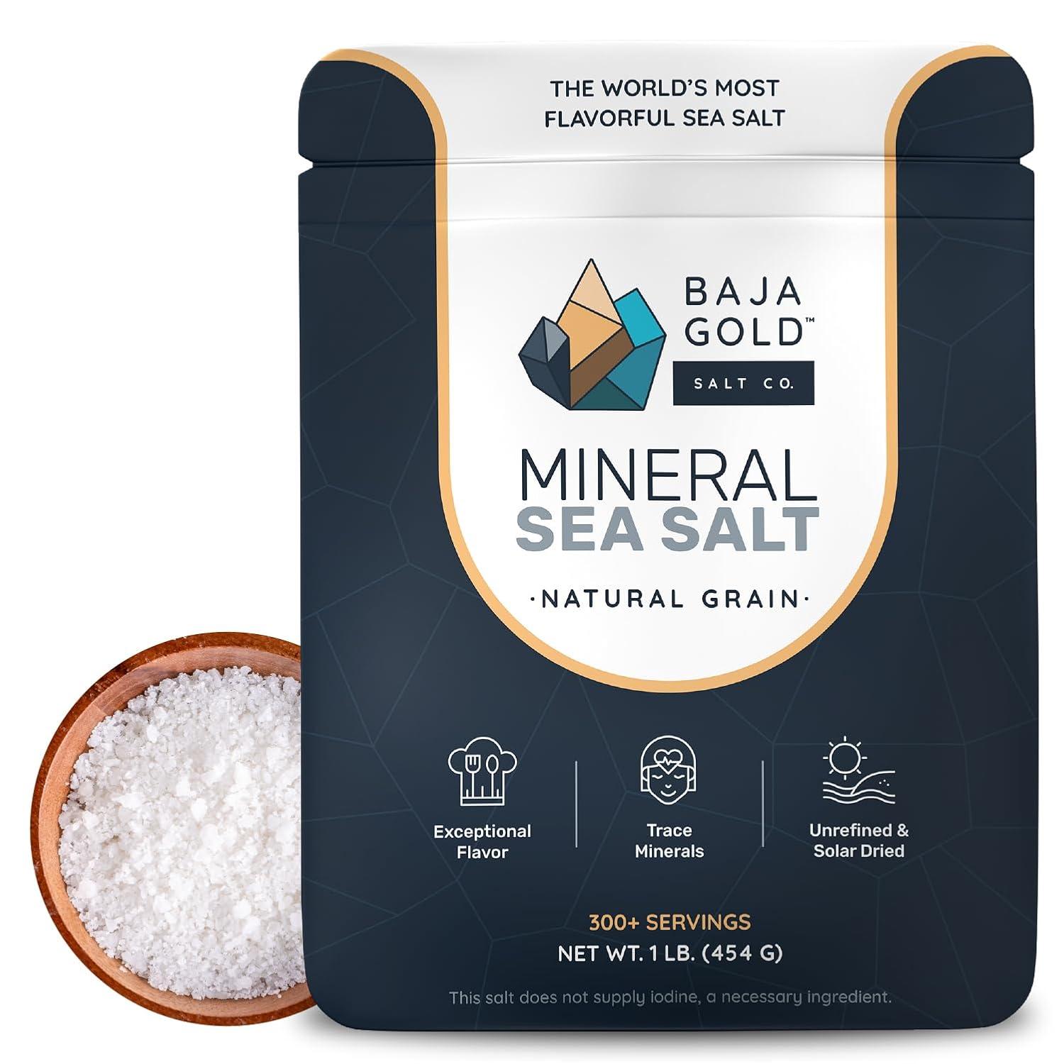 Surprising Insight: Baja Gold, Tested Versus Sea Salt Benefits | 300+ Servings... Compare Today!