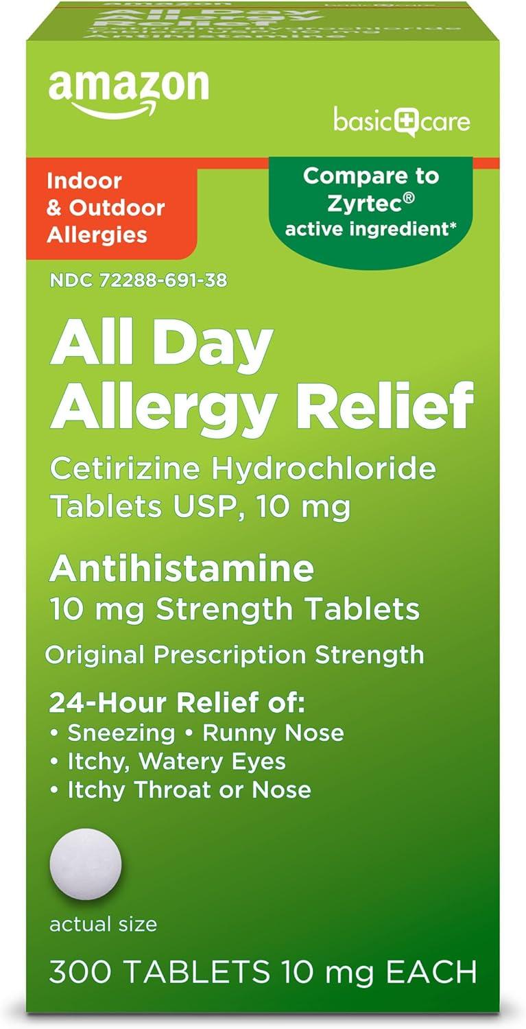 Allergy Showdown: Amazon Basic vs. Cetirizine Relief... Seasonal Buyer’s Edge!