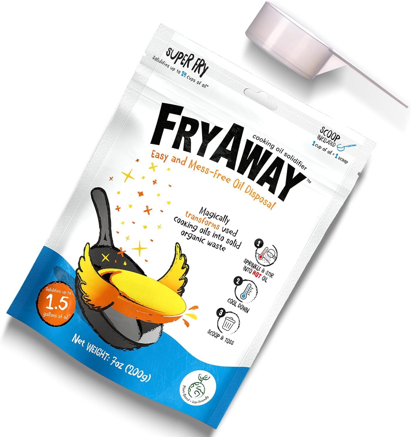 Shark Tank Solidifier: 24 Cup Oil Fix For Easy Cleanup... Compared