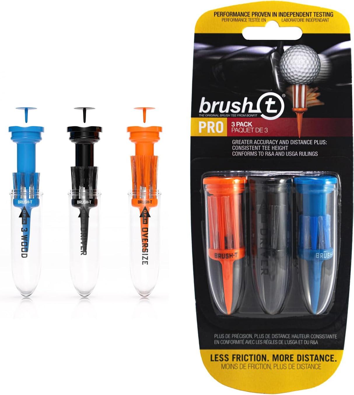 Brush-T Shown: Low Friction, Oversized, Wooden (Compared)… Golf Pest!
