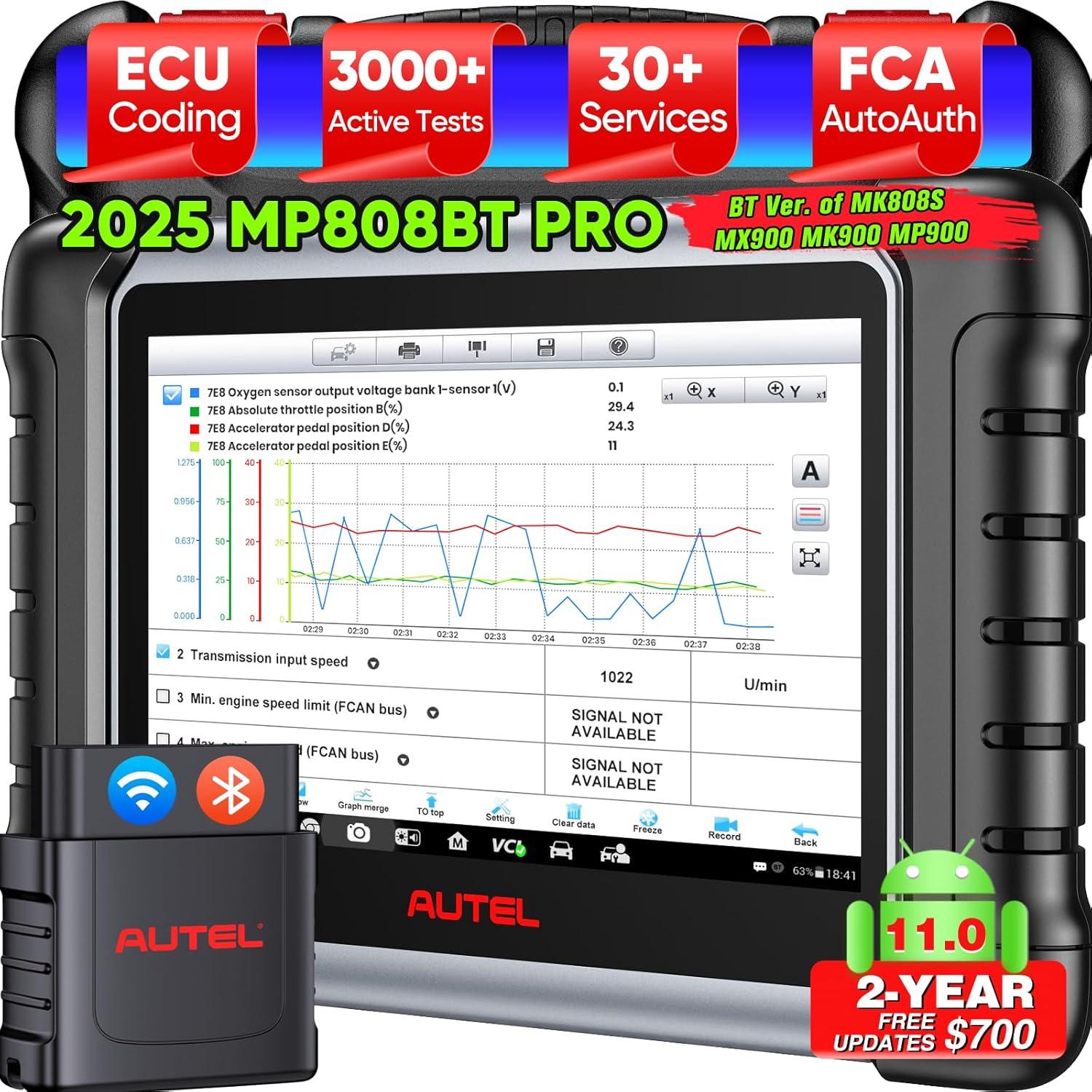 Autel MP808BT PRO vs MP900BT: Tested Tech, ECU Coding & 3K Diagnostics Insight…