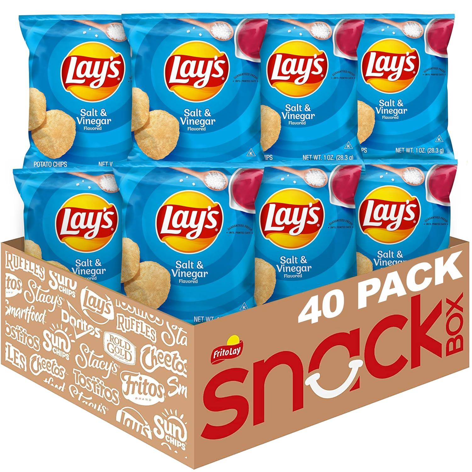 Salt & Vinegar Lay's Tested: Flavor, Count, And A Surprising Crunch