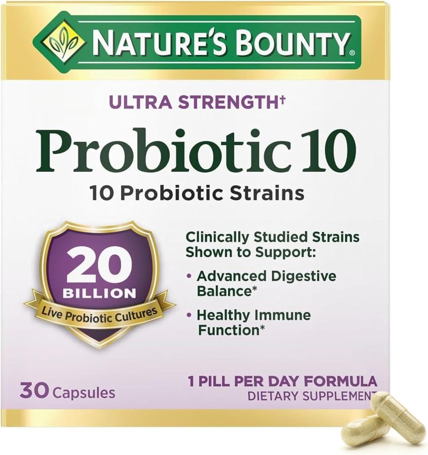 Nature's Bounty vs. Probiotic: Testing Strength, Immune Edge... More Than You Think!