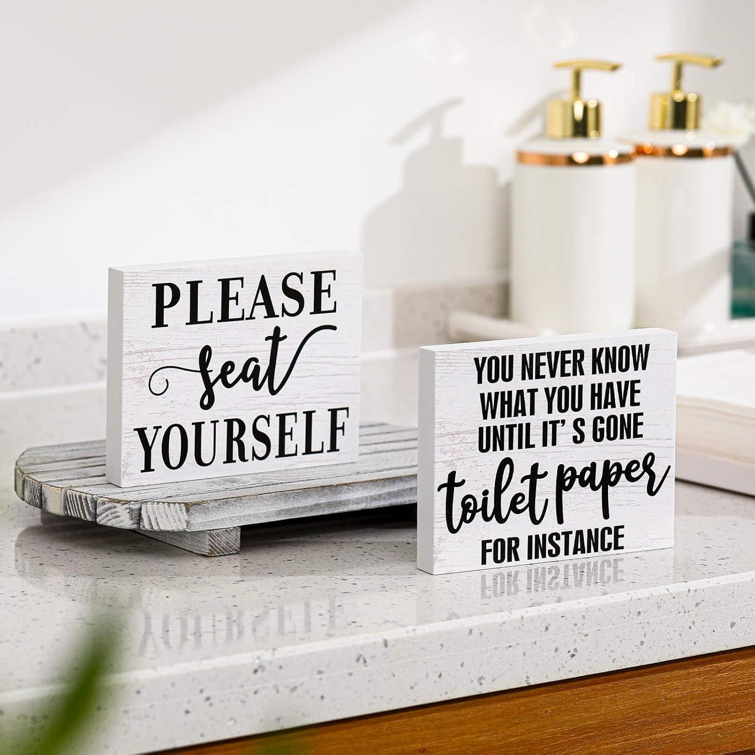 Funny Farmhouse Signs Versus Toilet Box: Surprising Insights on Bathroom Decor...Tested %%product_category%%