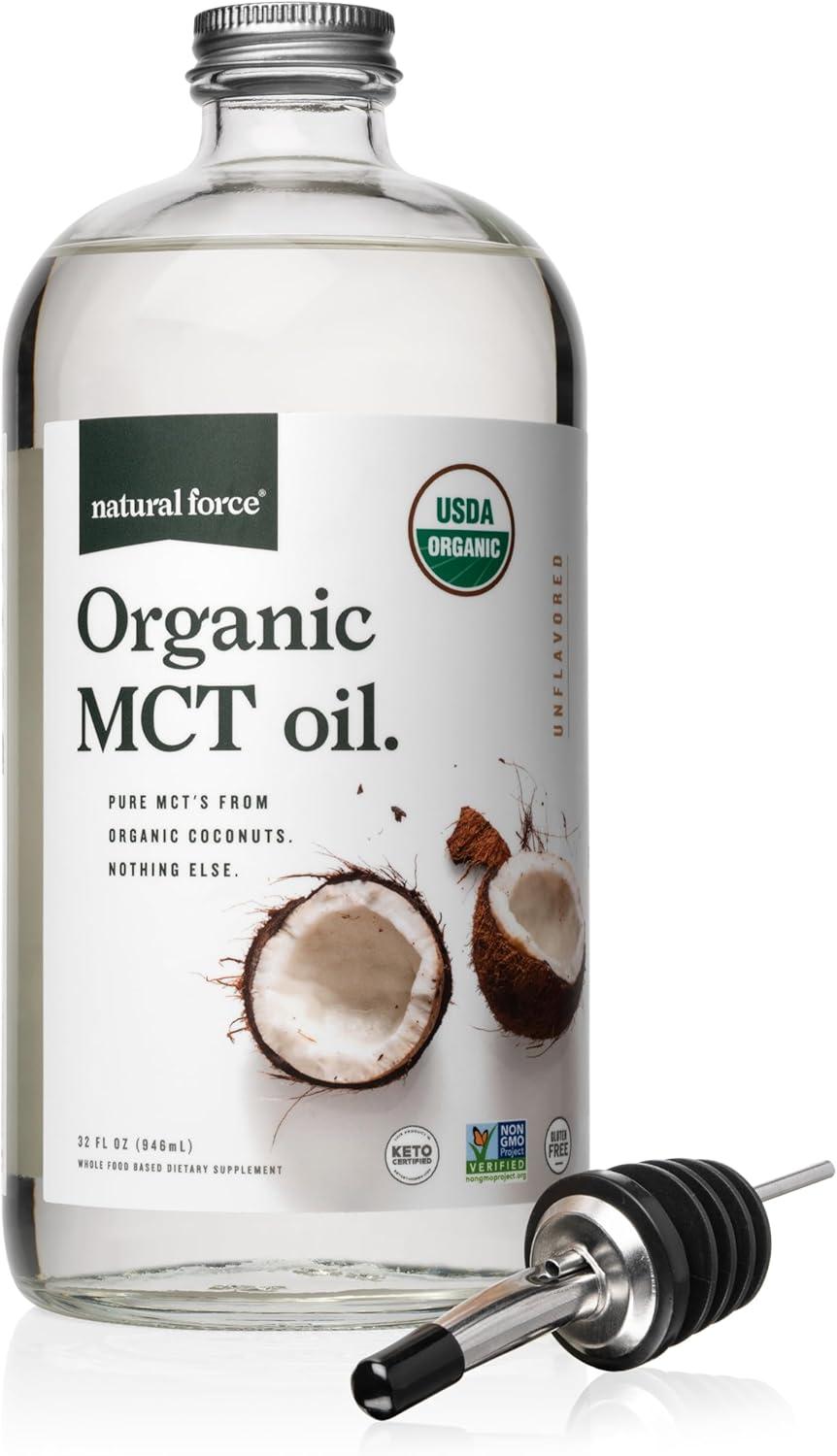 Amazing Pure Virgin Coconut Oil – Tested Pureness vs vegan 32oz… Keto-friendly with glass bottle!