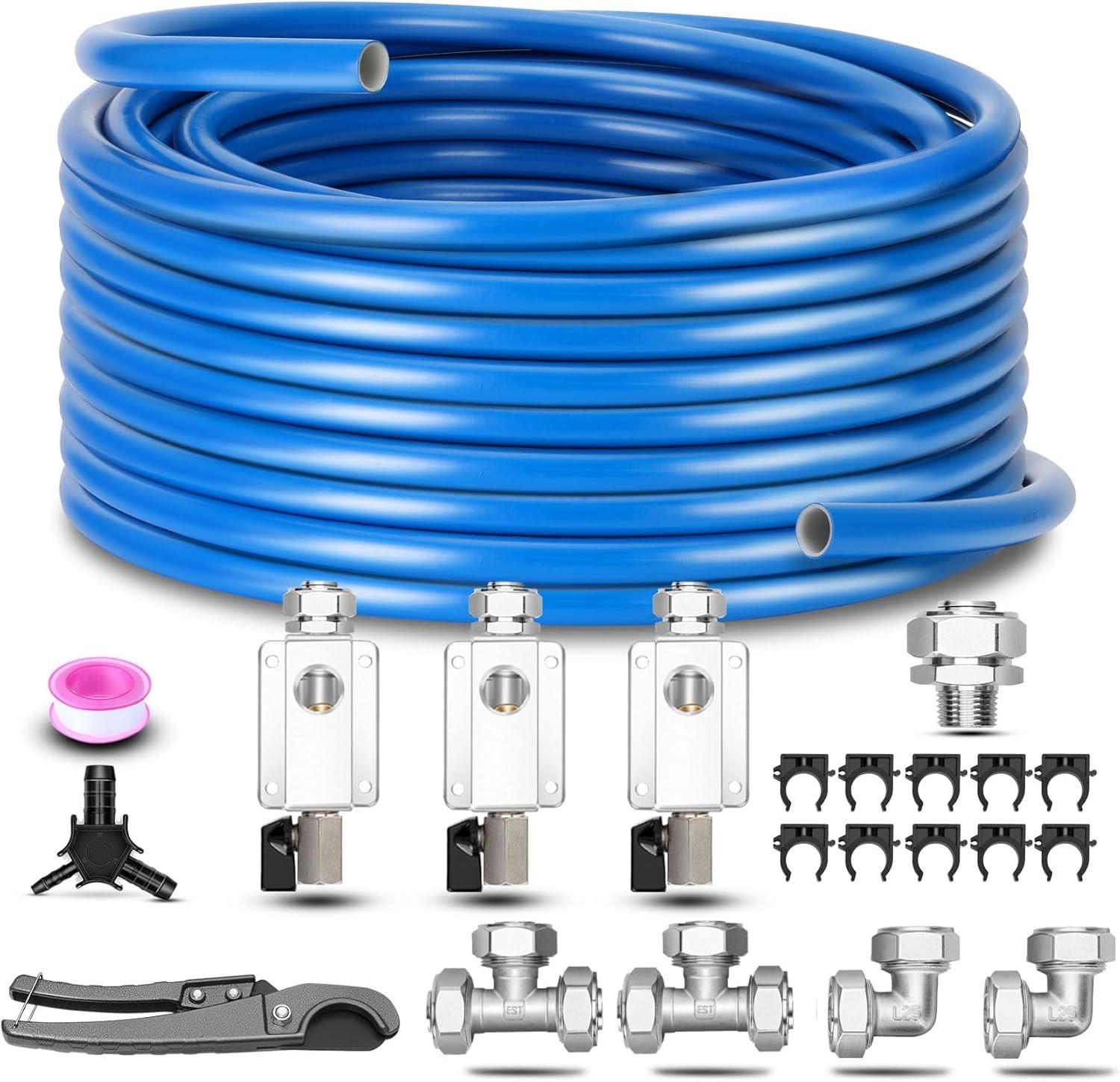Howaoo Air Leader: Tested Leak-Proof (HDPE-Aluminum) Fit | Shop/Garage Versus Clunky Lines