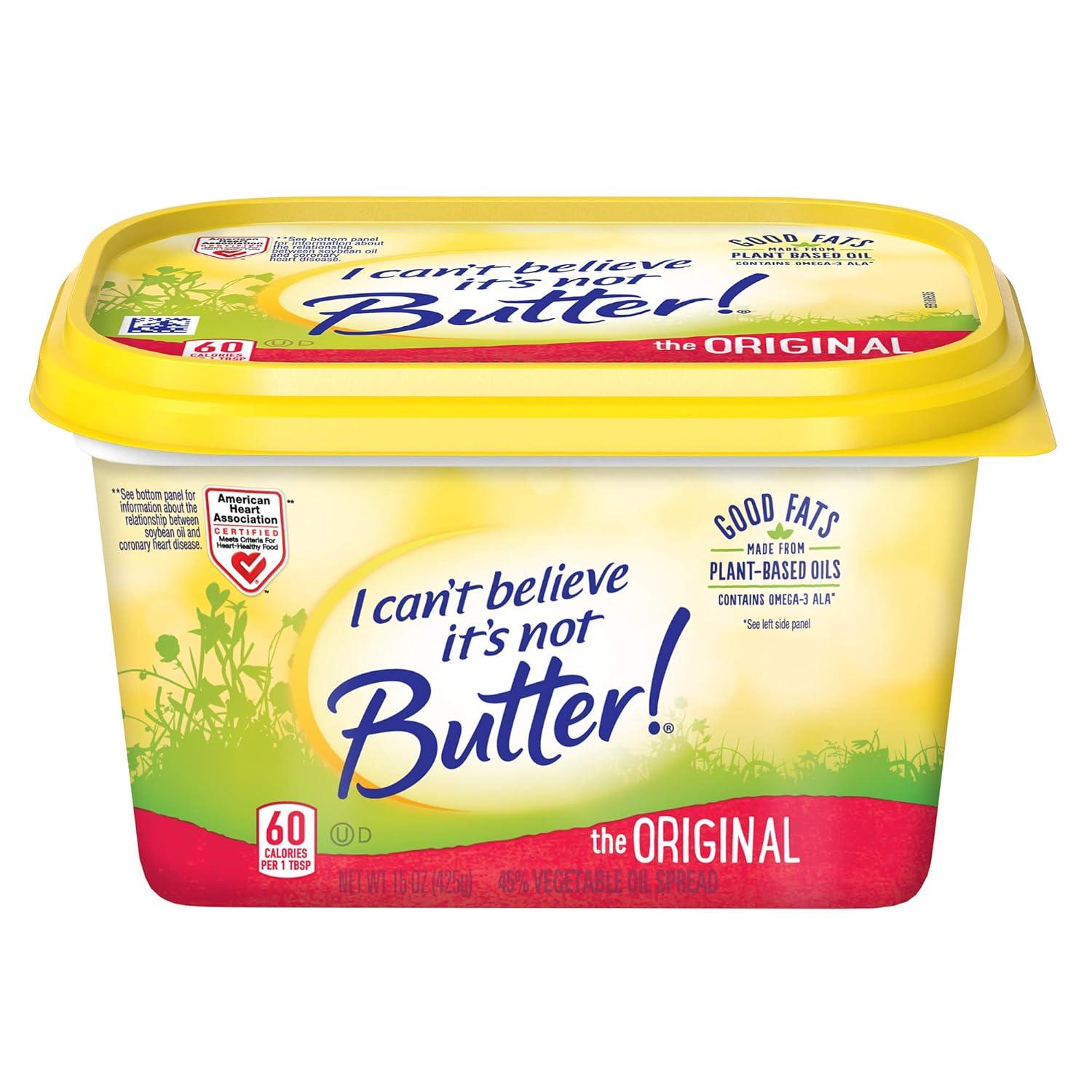 Buttery Spread Versus Margarine: Tested, Surprising Benefits, 15 oz