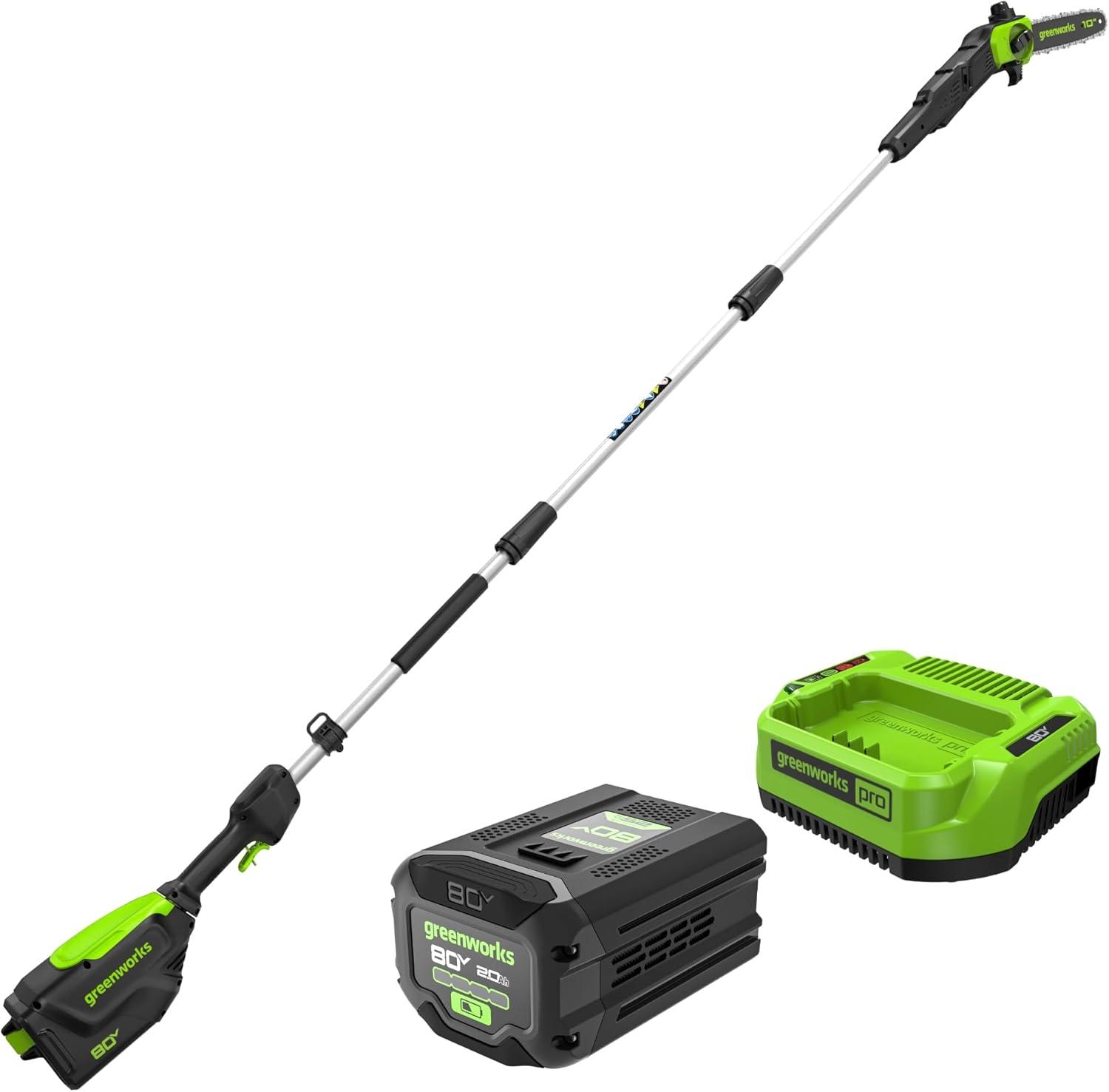 Greenworks Polesaw Versus 2.0Ah: Tested Pruning Insights… think it’s weak? Think again!