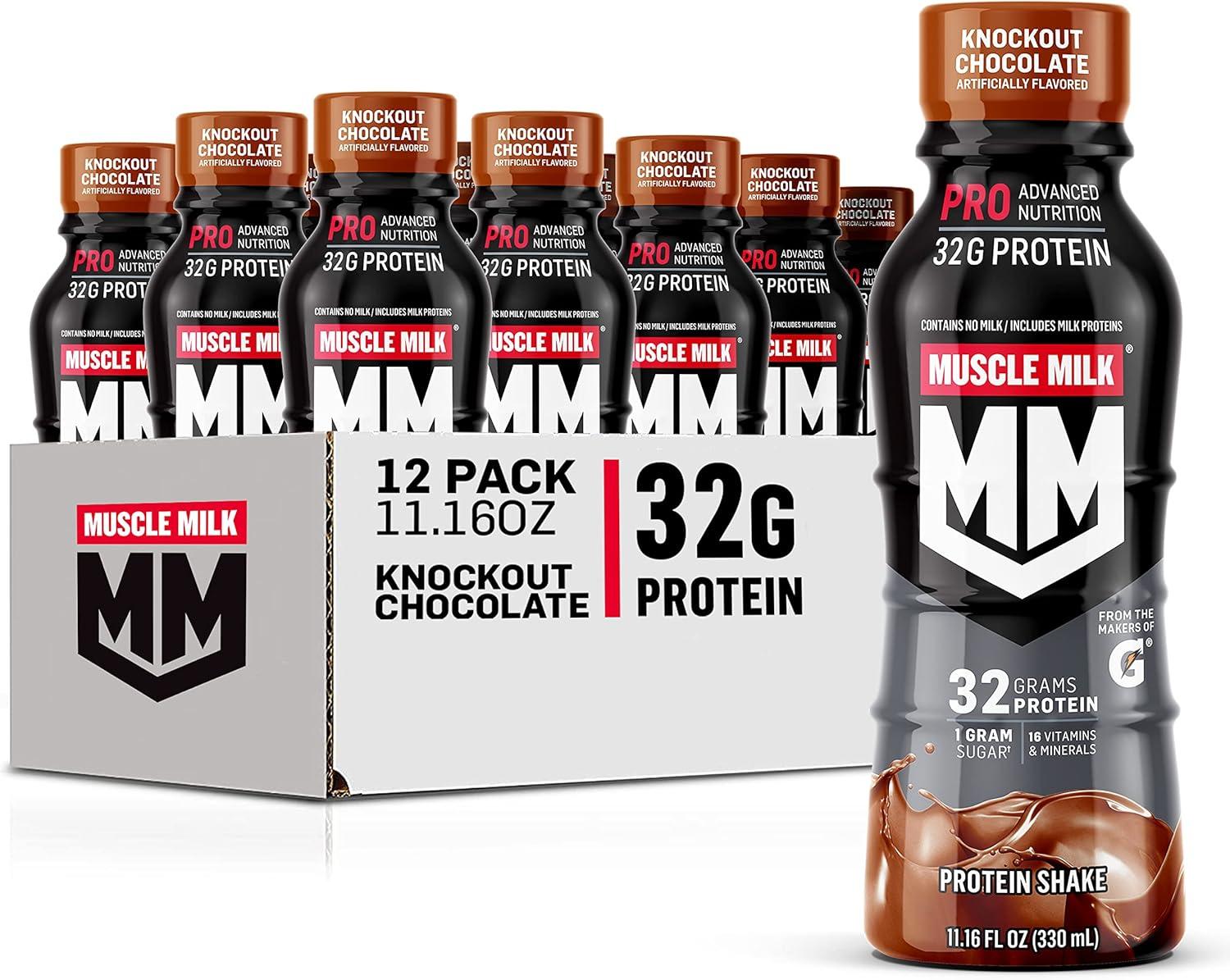 Muscle Milk Advanced vs. Compare: 32g Protein, 1g Sugartested... Recovery Snack Game-Changer