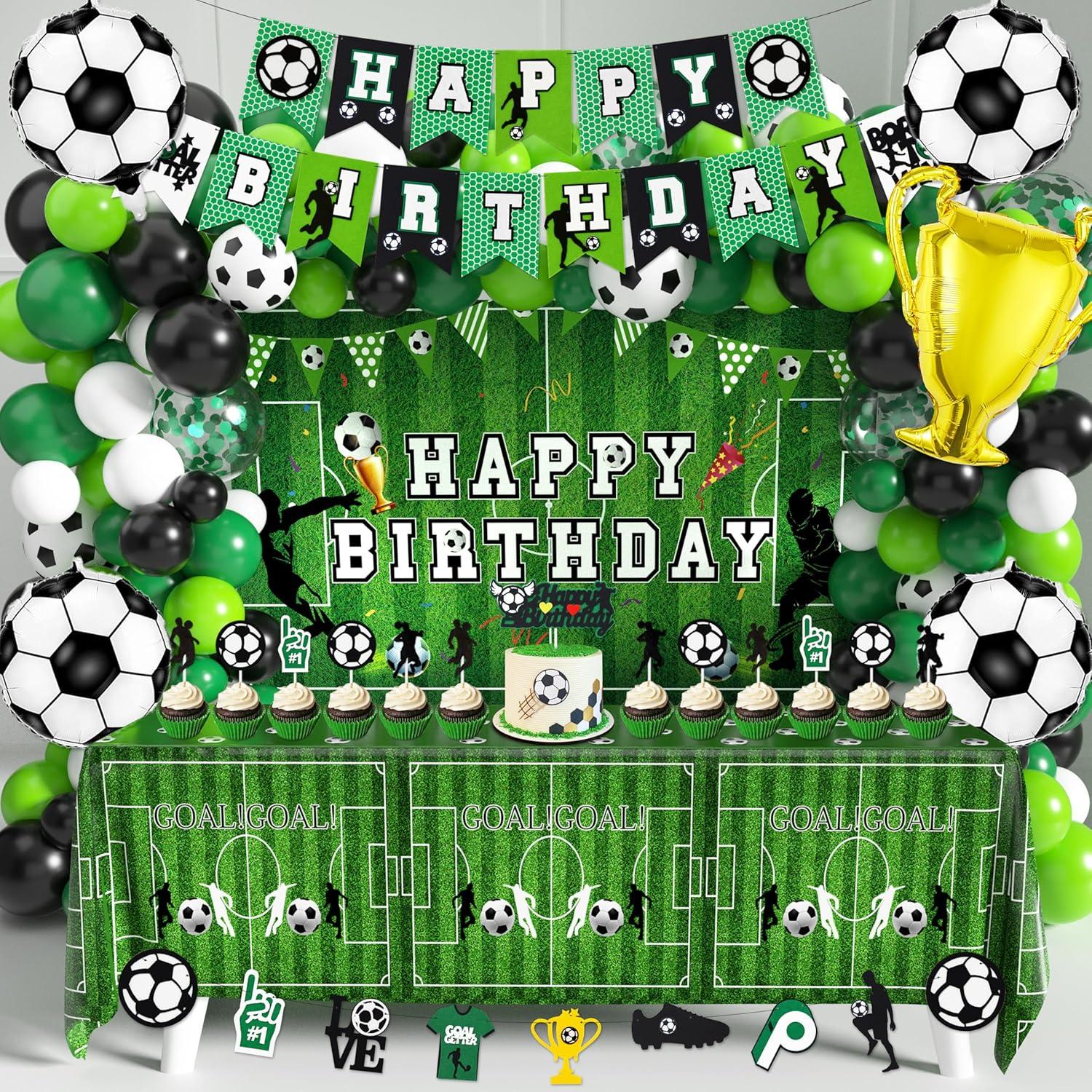 Soccer Party Showdown: 87Pcs Decor Tested For Easy Fun~
