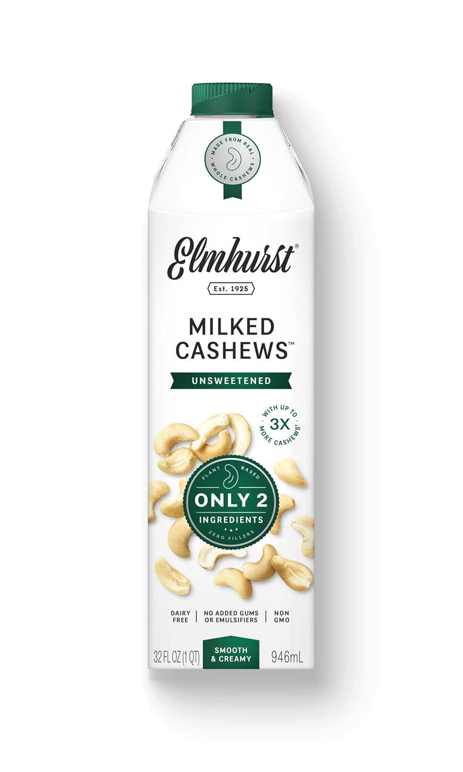 Elmhurst Cashew Milk: Surprising Health Benefits Showdown%%…(Vegan Shelf Stable Winner!)%%