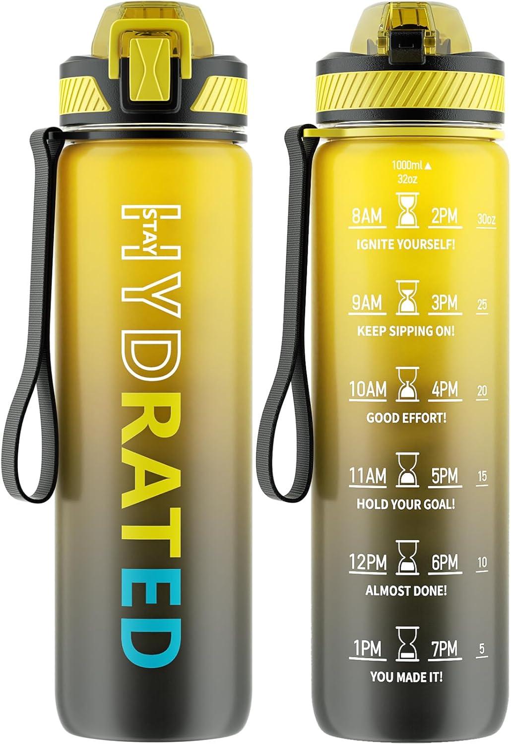 32oz Straw Water Bottle: Leak-Proof Straws Shock! Fitness Trend & BPA-Free Compared