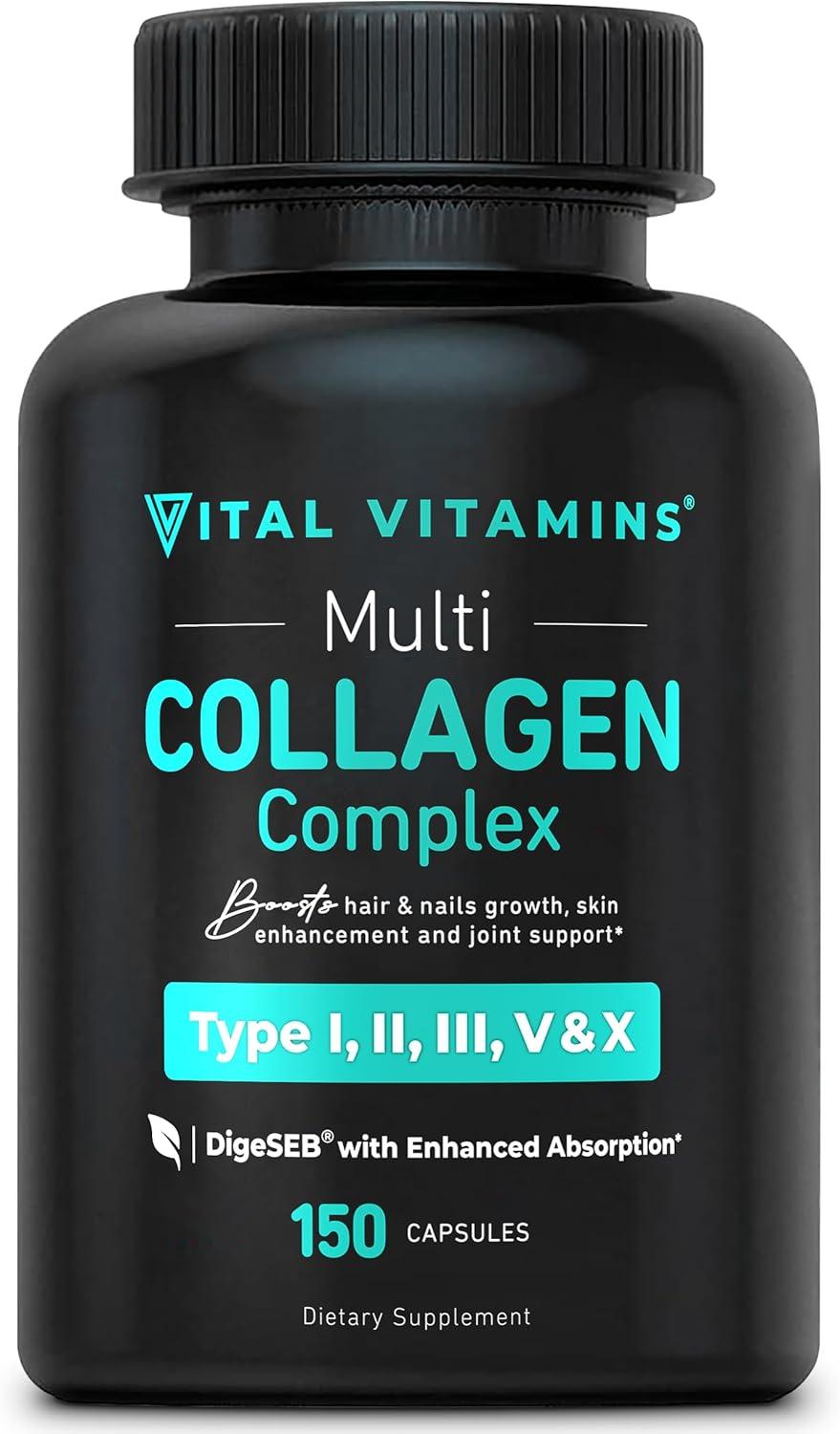 Vital Vitamins Multi Collagen Showdown: Grass-Fed, Tested (150 Caps)...You Won't Believe The Insight!