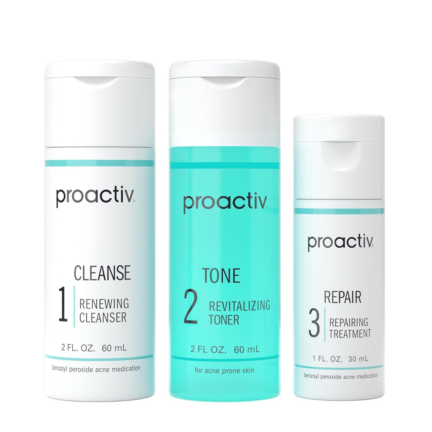 Surprising Insight: Proactiv Kit Versus Trends... benzoyl wash, spot fix, exfoliant care