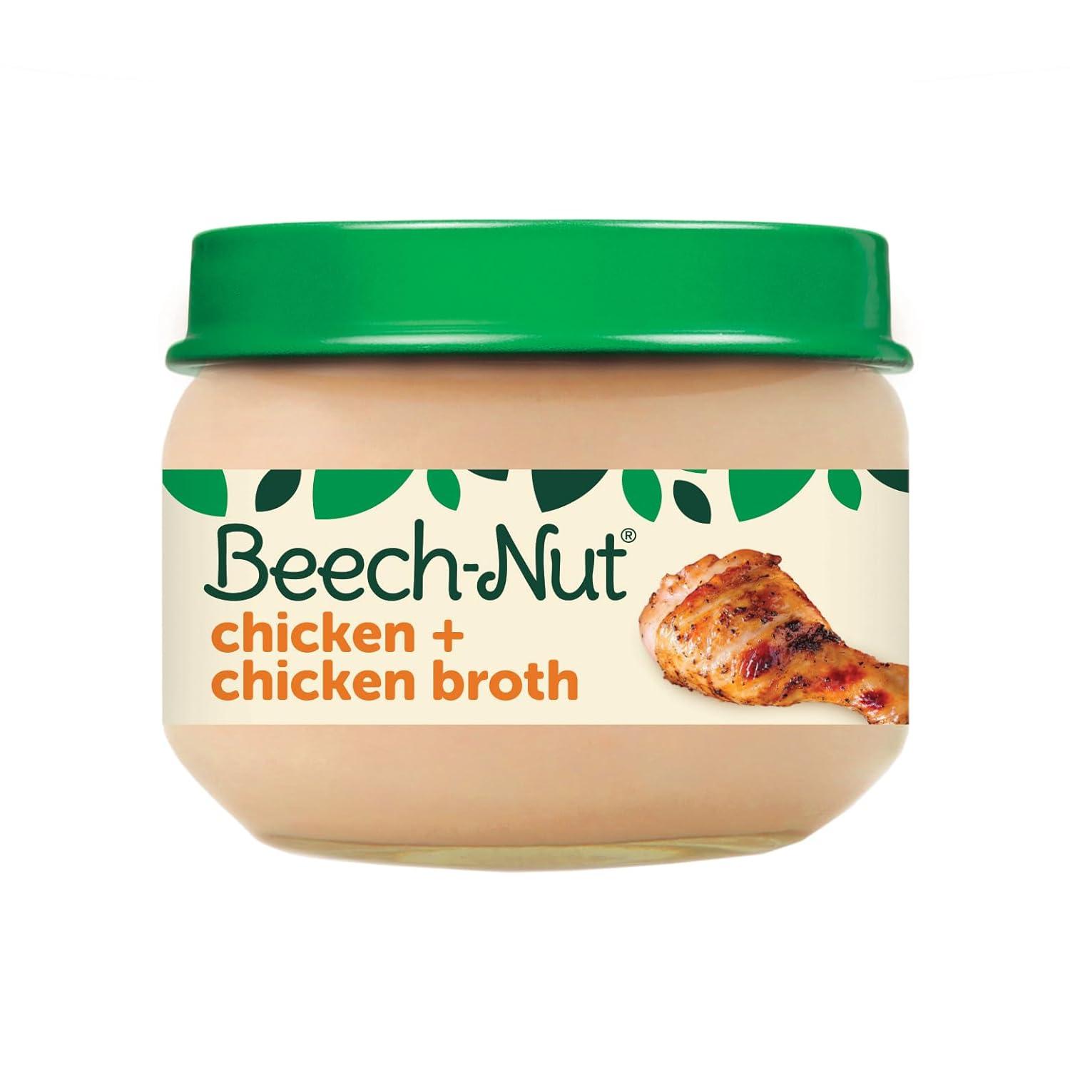 Beefy Protein Meet趋势: Beech-Nut Chicken Puree Compared