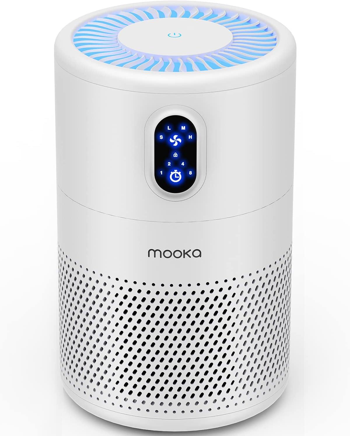 Clean Air Showdown: MOOKA Purifier's HEPA Filter vs Odor Test... Large Room Coverage Revealed