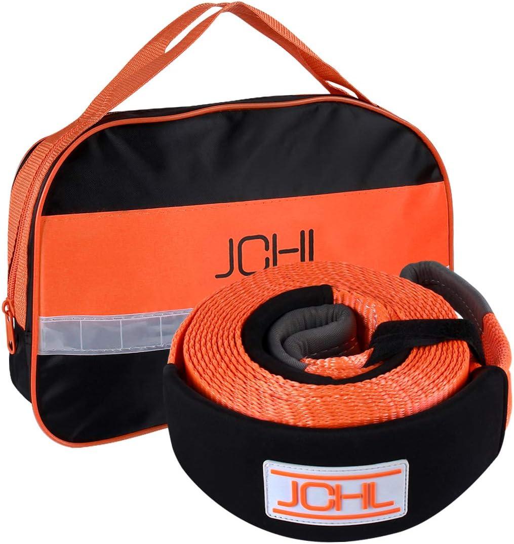 Heavy-Duty Recovery Strap: Reinforced Loops, Tested, 35000LBS Versus Off-Road Emergency Use Case... Towing Insights