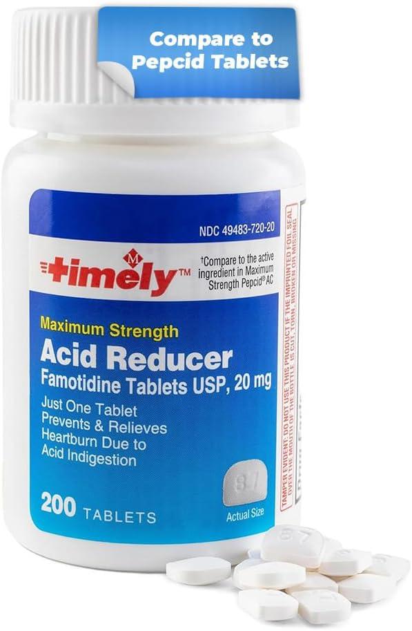 Famotidine Versus Pepcid: Tested Relief for Heartburn...200Tabs on Sale