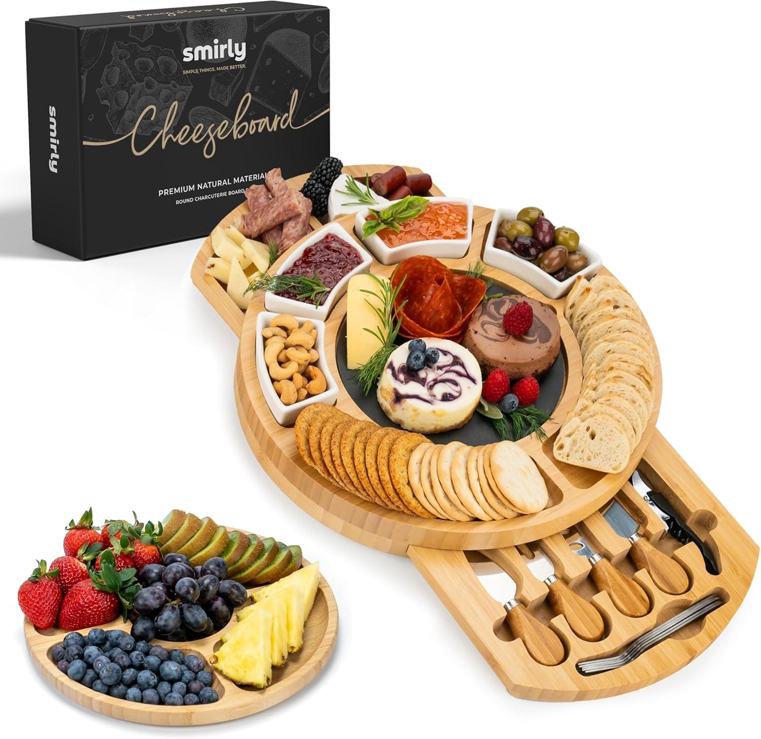 SMIRLY vs. Bamboo: Tested Charcuterie Set Gift Guide… Perfect for House Warming!