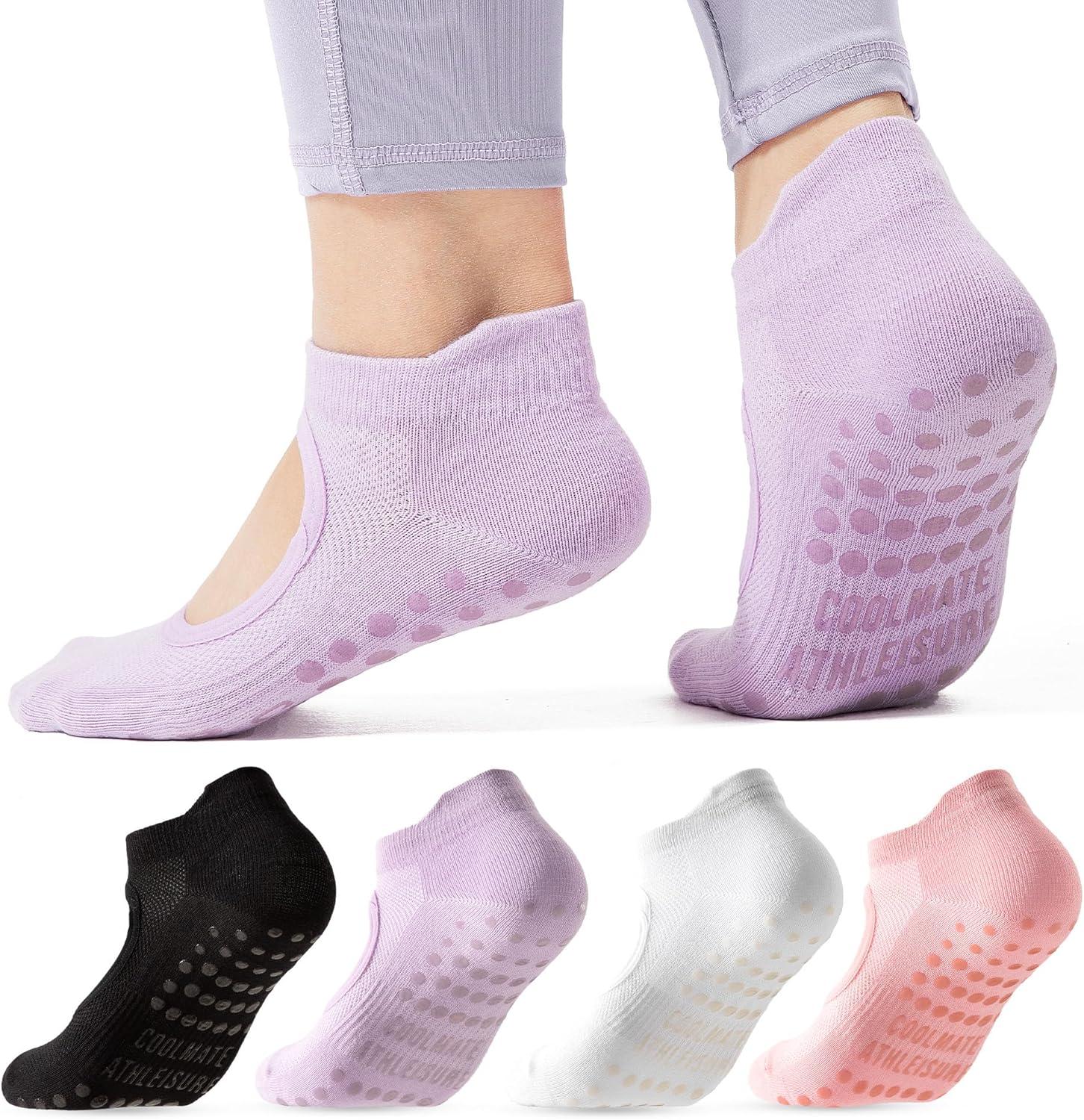 CoolMate Socks Grip Pilates vs Yoga: Tested Ease & Slip-Proof... Yoga Gift?