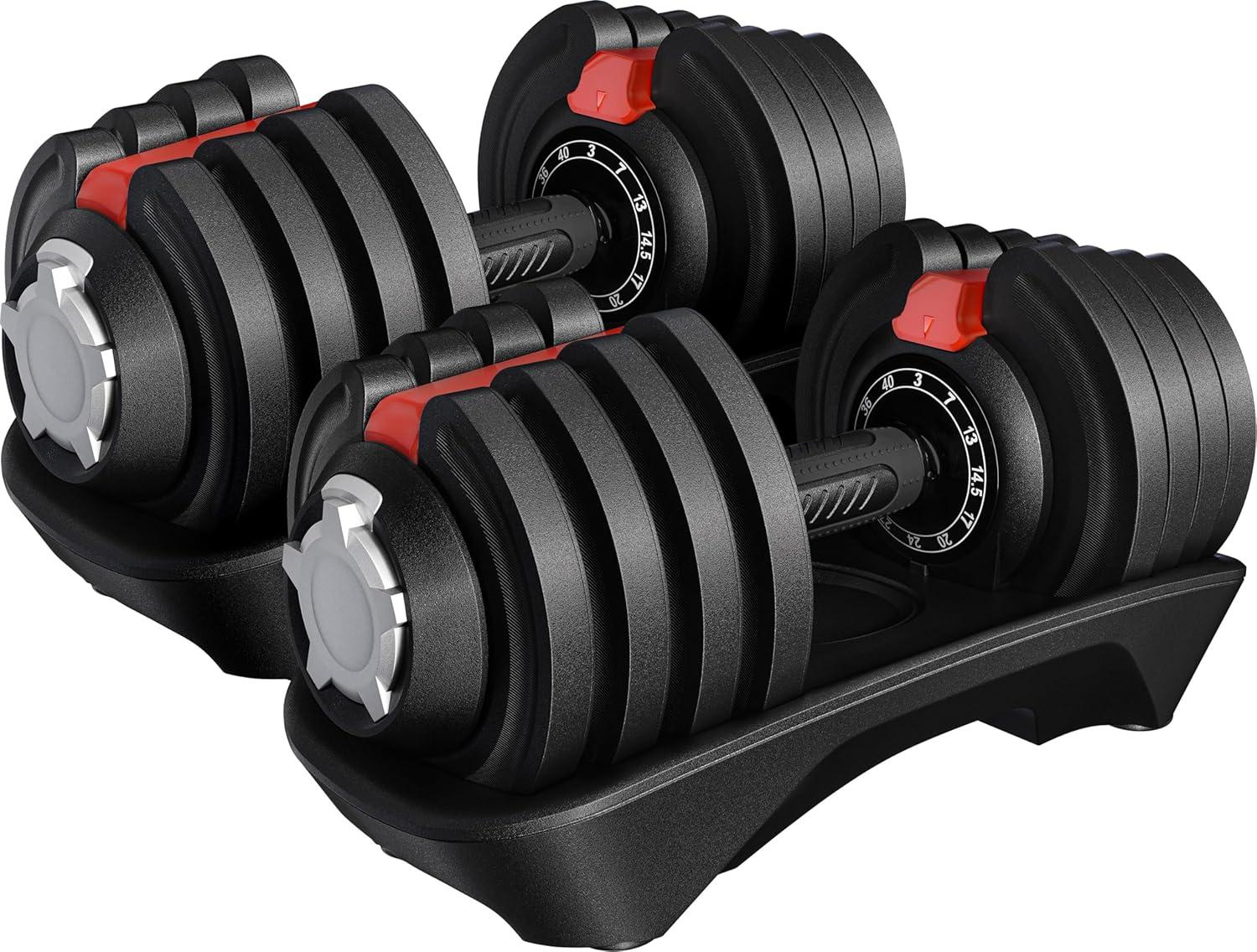 Yaheetech Tested Dumbbells Showdown: Fast Adjust… Home Gym Strength Gear!
