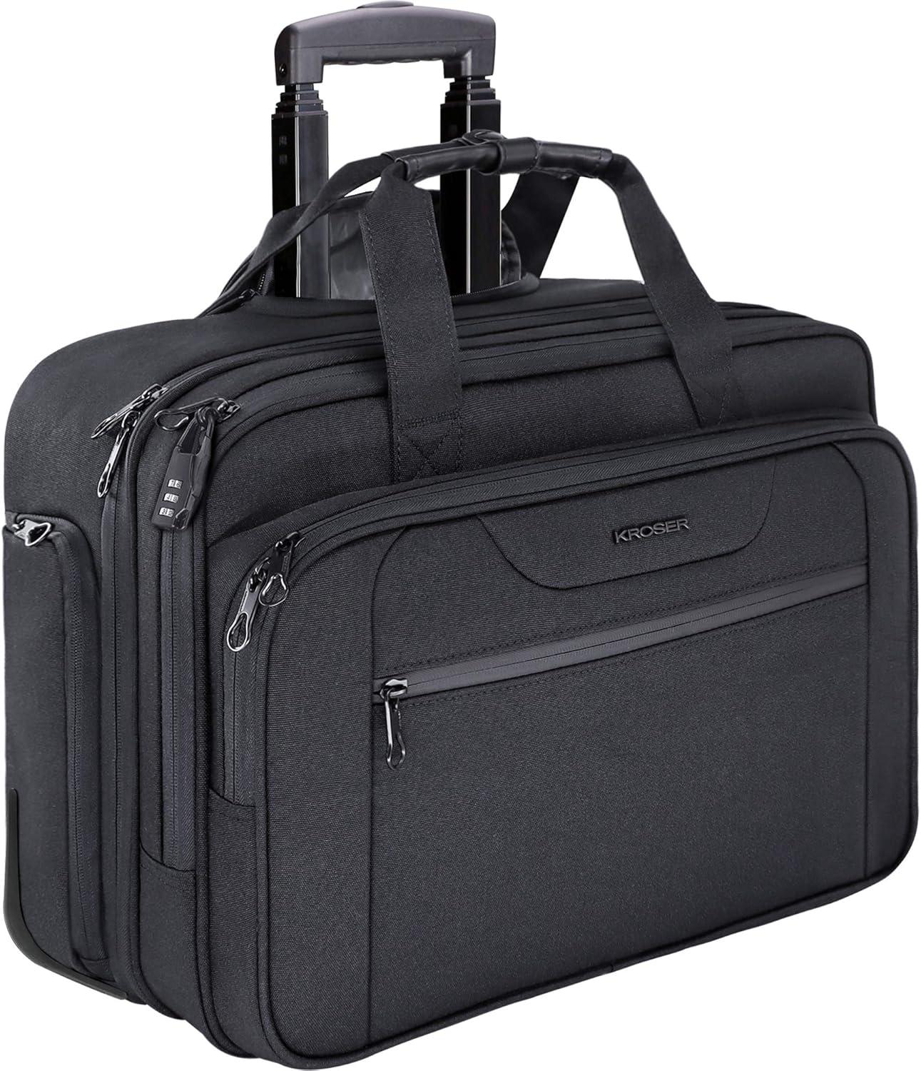 Roller Laptop Fits 17.3... Compared Incredibly: RFID Protection Meets Wheeled Ease