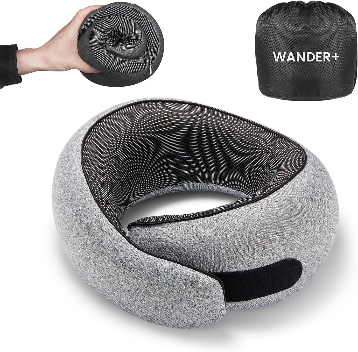 Unsurprising Insight: WANDER Memory Foam Pillow Versus Travel Needs... Grey Ergonomic For Every Trip