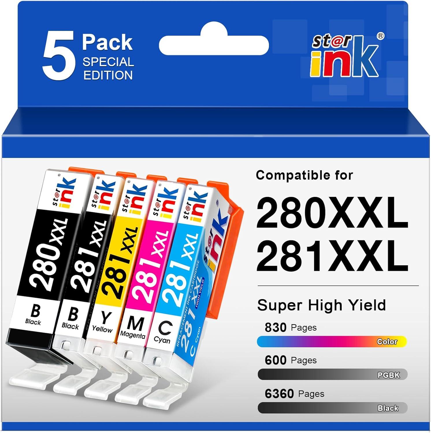 High-Quality PGI-280XXL VS TR8620 Ink... Tested Inkjet Ink Cartridge Comparison