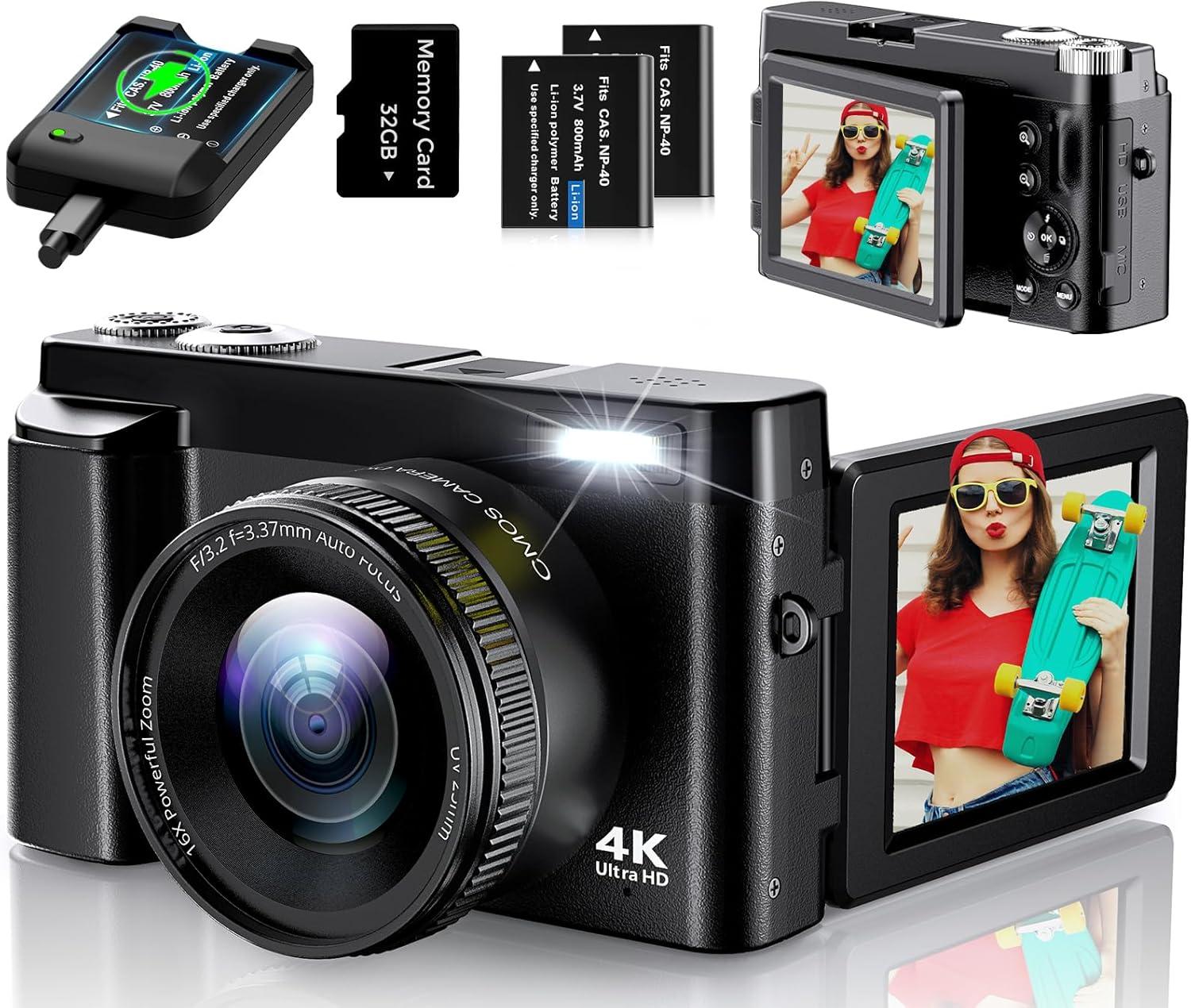 4K Camera Showdown: 48MP Sensor, Flip Screen... Surprising Vlogging Value!