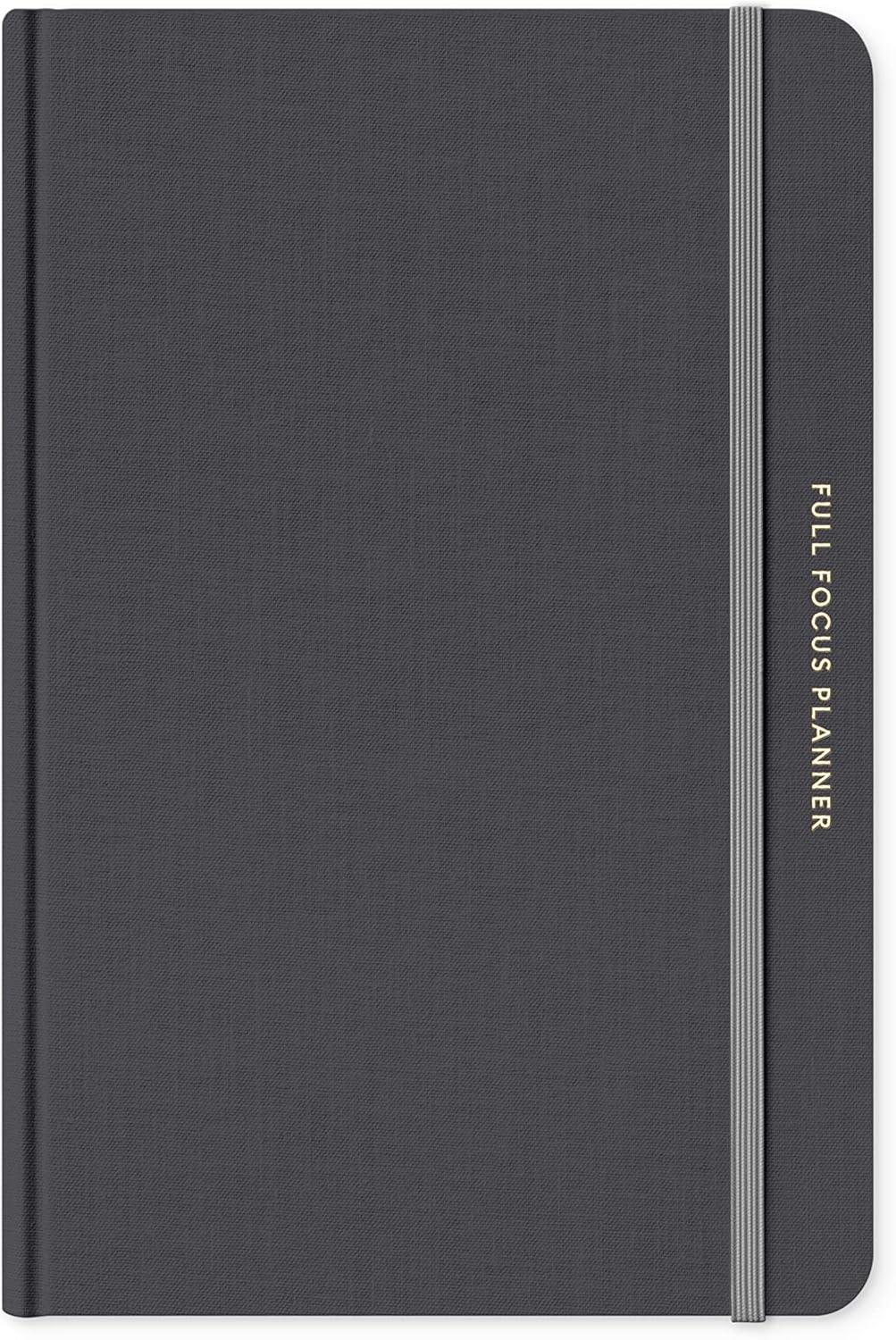 Full Focus Gray Linen Planner (Hyatt): Tested Versus Traditional - Perfect Daily Use Casehtag