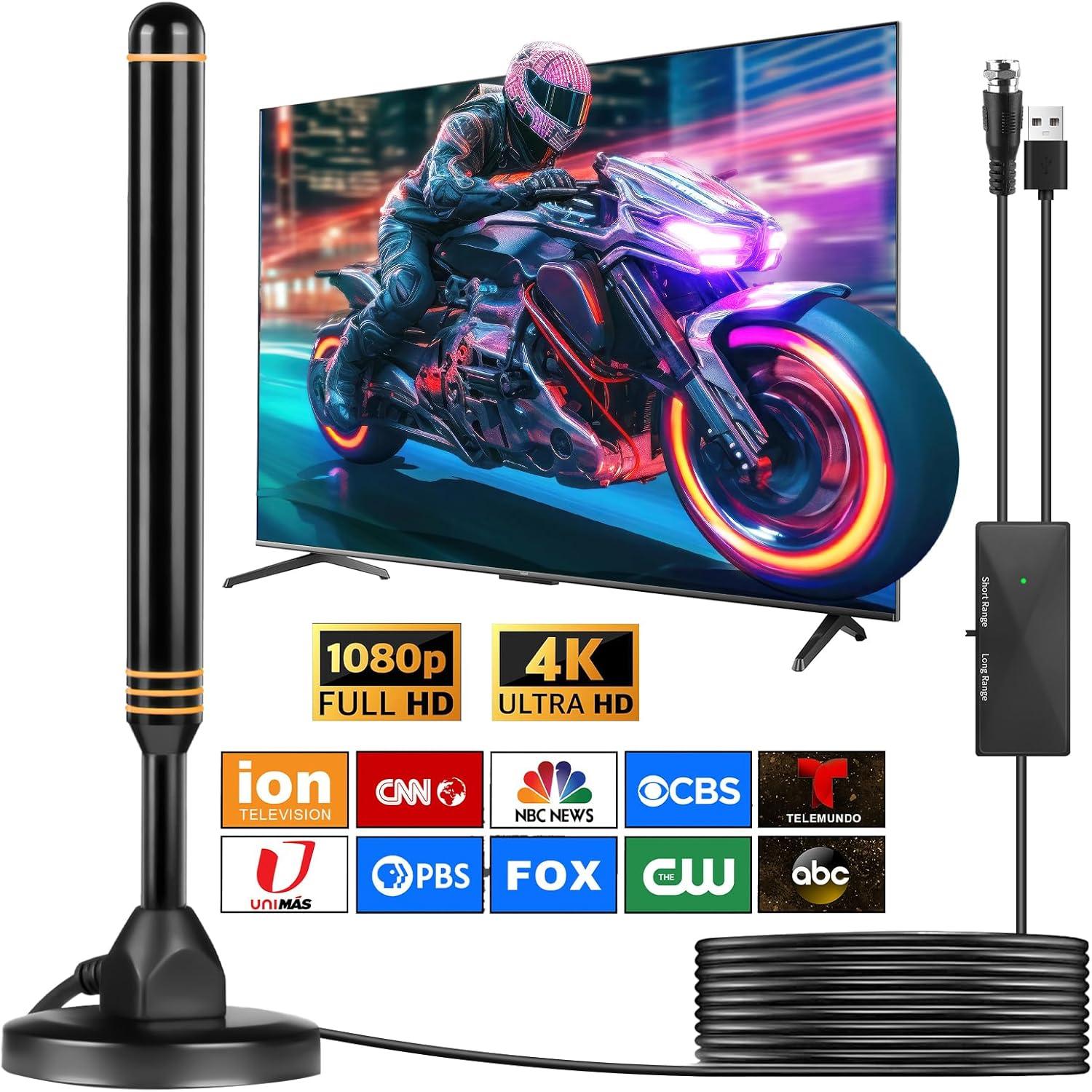 Comparing TV Indoor Antenna Strength & HD 4K Boosters: Surprising Long-Range Test Win