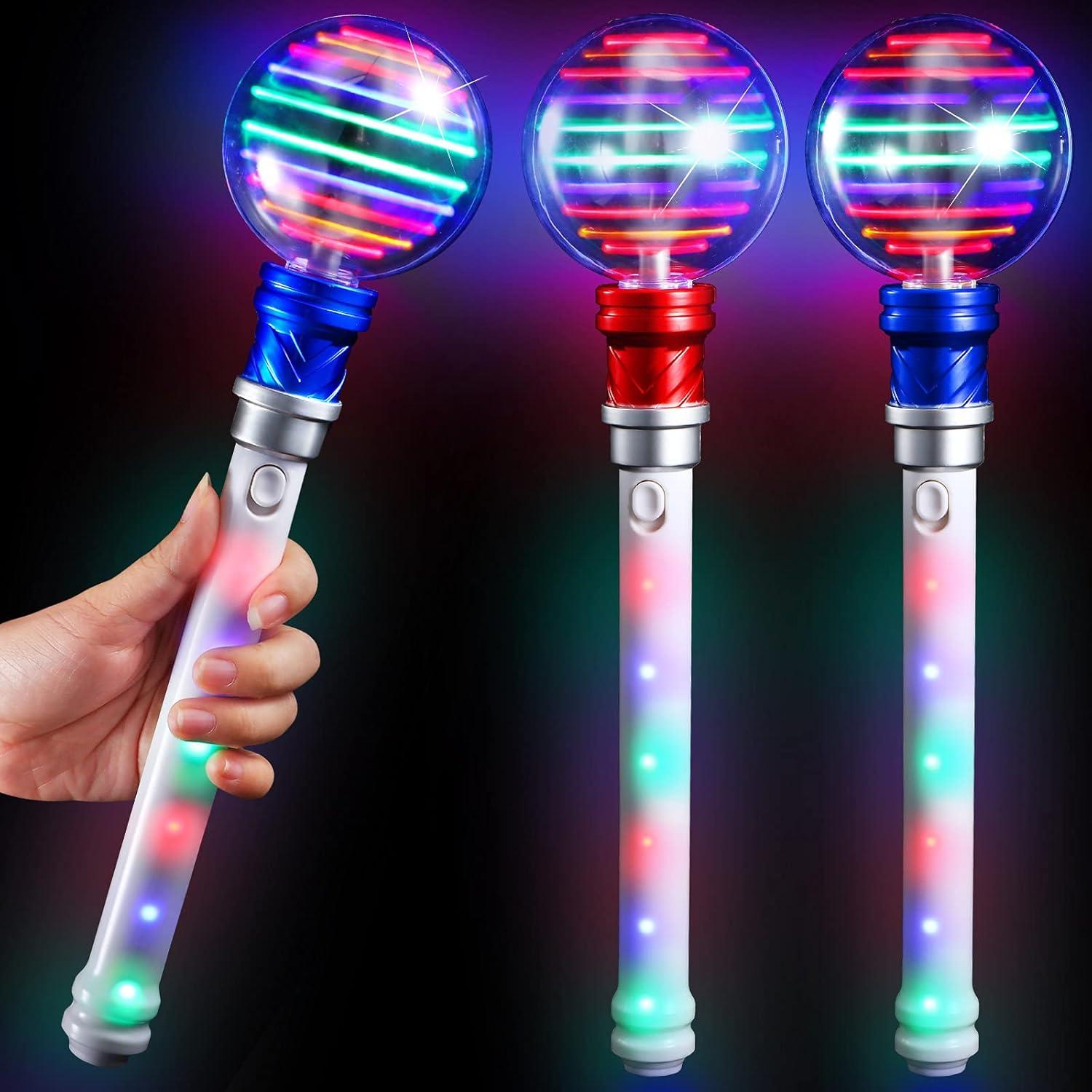 Zhanmai Flashing Rotating... Princess Magic Wand Show versus LED Party Favor: Tested Twirling Insight