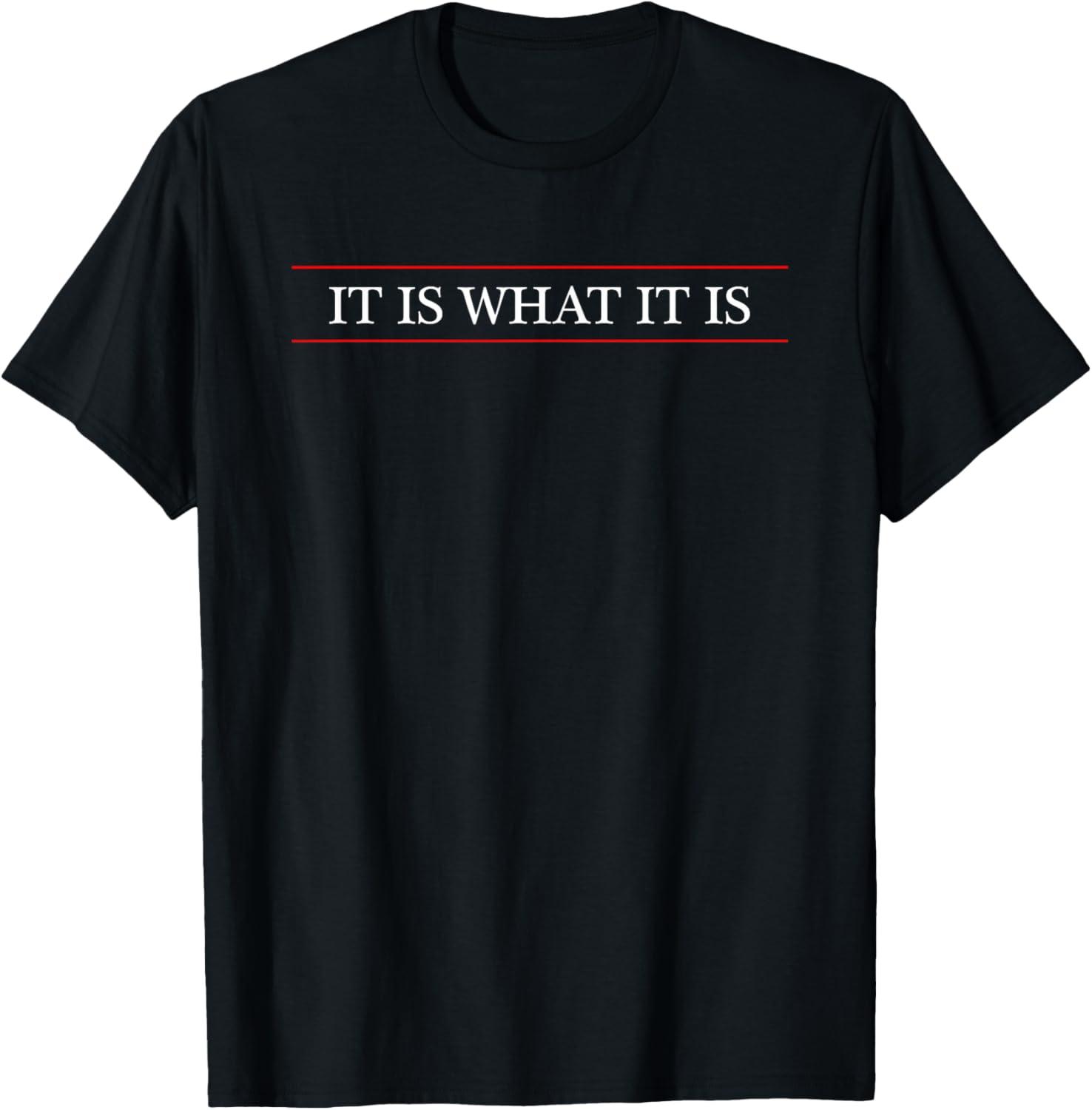 Funny T-Shirt Showdown: Tested Words, IT IS WHAT IT IS Style... Humor Wins!