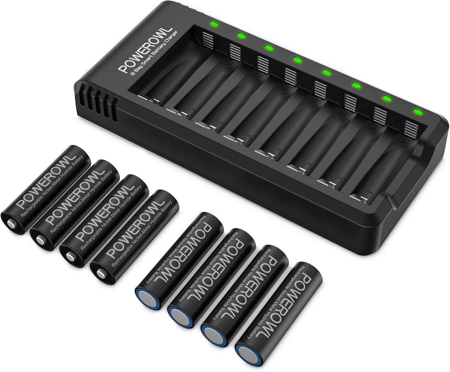 Versus Review: 8 Pack Rechargeable Batteries vs Charger, Surprising Long-Lasting Power