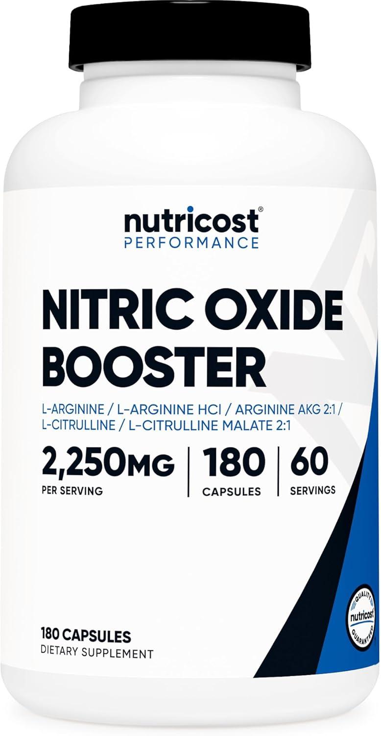 Nutricost Nitric Oxide Showdown: Gluten-Free Tested, Wow Benefits... $60 Servings, Non-GMO