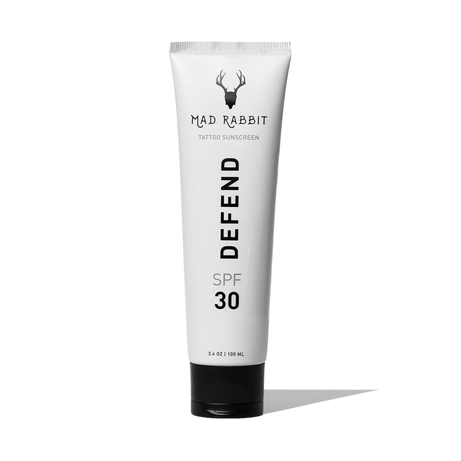 Mad Rabbit vs. SPF 30: Tattoo Sunscreen vs. Moisturizer Compared