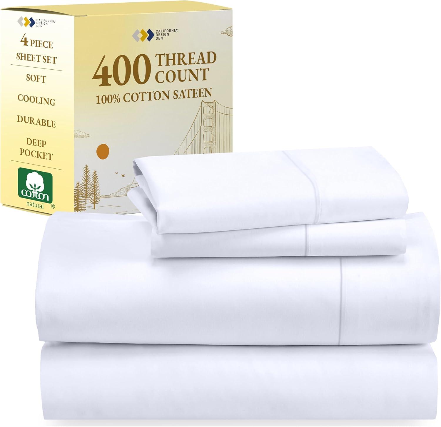 Soft 400-Count Sateen Sheets Versus Cotton Sheets: Cool, Tested Bedding King Size