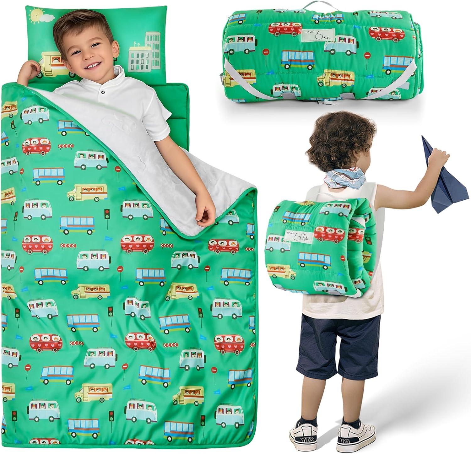 Toddler Nap Mat: Pillow, Blanket Tested Versus Comfort Comparison...Best for Preschool!